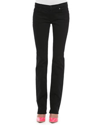 7 For All Mankind Straight Leg Jeans Black