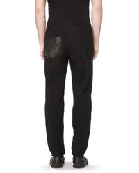 Alexander Wang Cotton Canvas Twill Jeans With Leather Back Pocket