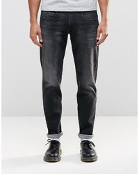 Replay Anbass Slim Jeans Stretch Washed Black