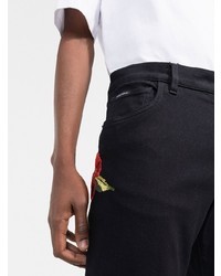 Dolce & Gabbana Appliqu Detail Straight Leg Jeans