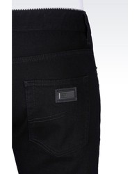 Armani Collezioni Regular Fit Black Wash Jeans
