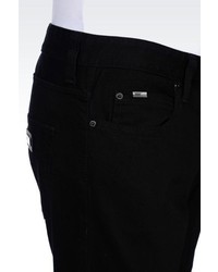 Armani Collezioni Slim Fit Black Wash Jeans
