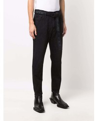 Off-White Belted Tapered Jeans