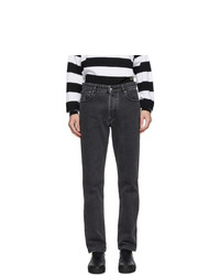 AMI Alexandre Mattiussi Black 5 Pockets Jeans