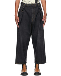 Loewe Black Cropped Low Crotch Jeans