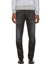 DSQUARED2 Black Faded Distressed Slim Jeans