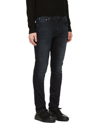 Nudie Jeans Black Lean Dean Jeans