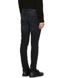 Nudie Jeans Black Lean Dean Jeans