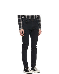 Nudie Jeans Black Lean Dean Jeans