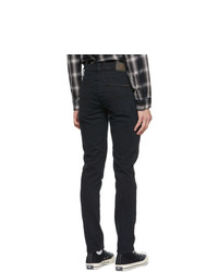 Nudie Jeans Black Lean Dean Jeans