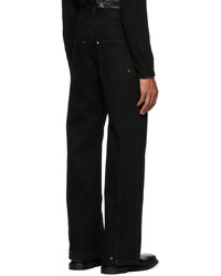 Andersson Bell Black Lucas Contrast Panel Jeans