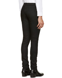 Saint Laurent Black Original Low Waisted Skinny Jeans