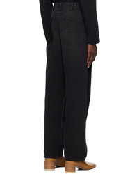 MM6 MAISON MARGIELA Black Oversized Straight Jeans