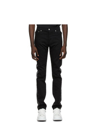 Alexander McQueen Black Paneled Jeans