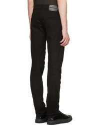 Pierre Balmain Black Panelled Jeans