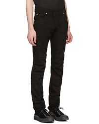 Pierre Balmain Black Panelled Jeans