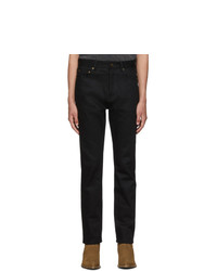 Saint Laurent Black Raw Selvedge Jeans