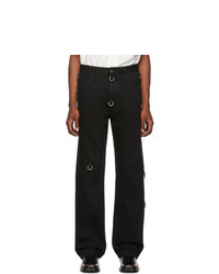 Raf Simons Black Rings Relaxed Fit Jeans