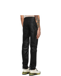 Givenchy Black Shiny Polished Slim Fit Jeans