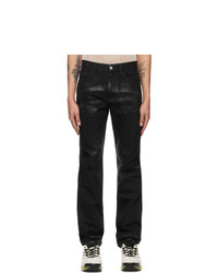 Givenchy Black Shiny Polished Slim Fit Jeans