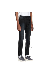 Fear Of God Black Slim Canvas Jeans