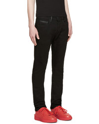 Marcelo Burlon County of Milan Black Slim Jeans