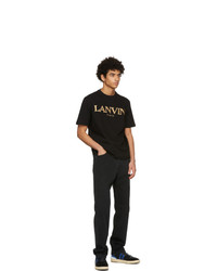 Lanvin Black Straight Leg Jeans