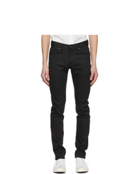 Naked and Famous Denim Black Stretch Super Guy Jeans