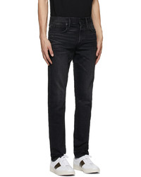 Tom Ford Black Stretch Washed Jeans