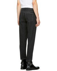 3.1 Phillip Lim Black Tapered Cropped Jeans