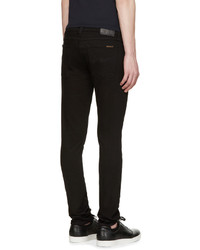 Nudie Jeans Black Tight Long John Jeans