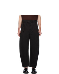 Lemaire Black Twisted Jeans