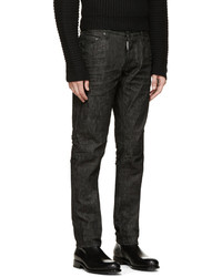 DSQUARED2 Black Wash Slim Jeans