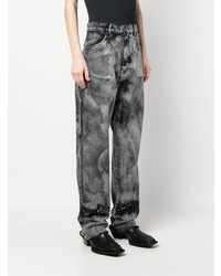 DARKPARK Bleached Effect High Waisted Jeans