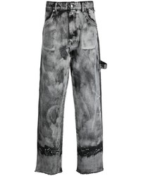 DARKPARK Bleached Effect High Waisted Jeans