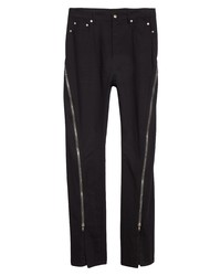 Rick Owens Bolan Banana Zip Cotton Jeans In Black At Nordstrom