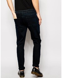 Asos Brand Skinny Jeans In Vintage Washed Black
