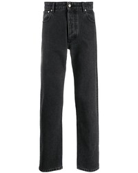 Ami Paris Branded Patch Straight Fit Jeans