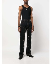 Y/Project Button Panel Bootcut Jeans