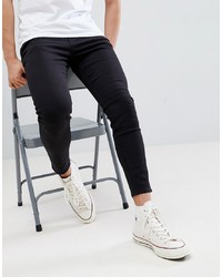 Pull&Bear Carrot Fit Jeans In Black