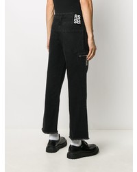 Raf Simons Chain Link Cropped Jeans