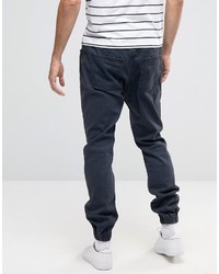 Cheap Monday Dropped Elastic Jeans Black Fade
