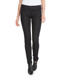 Ralph Lauren Collection 400 Matchstick Mid Rise Jeans Black Rinse