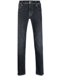 Sartoria Tramarossa Contrast Stitching Low Rise Jeans