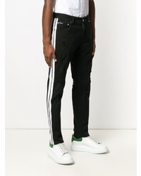 Dolce & Gabbana Contrasting Side Stripes Jeans