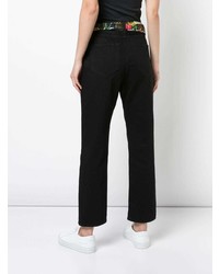 Off-White Cropped Foulard Jeans