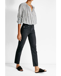 AG Jeans Cropped Straight Leg Jeans