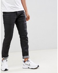 Voi Jeans Deconstructed Jeans In Black