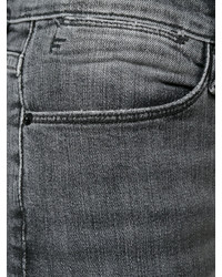 Frame Denim Curved Cut Cuffs Cropped Jeans