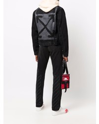 Off-White Diag Slim Jeans Faded Black Castlerock